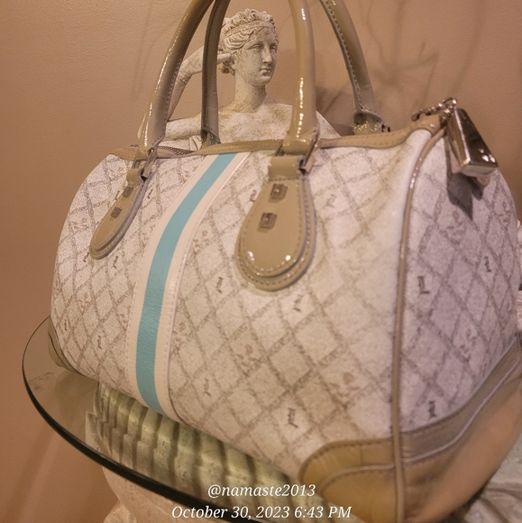 L.A.M.B. by Gwen Stefani Shadow Speedy Satchel Luxury Designer Handbag #610 - Picture 11 of 17